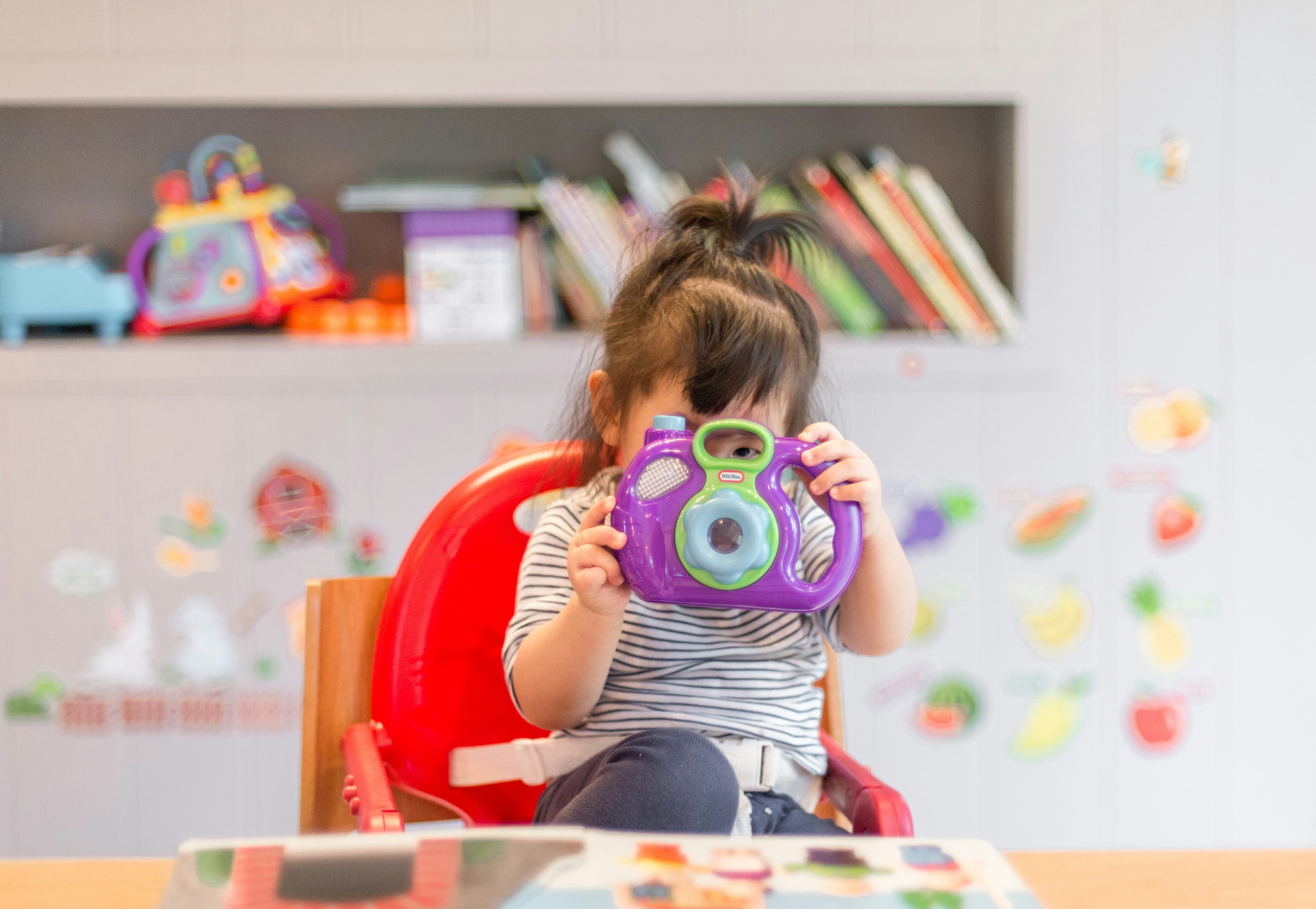 Family enjoying quality childcare services